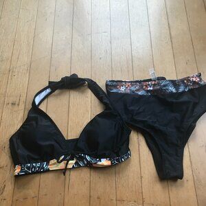 WOMEN 2 PIECE BIKINI SWIM SUIT SZ LARGE NEW WITHOUT TAG